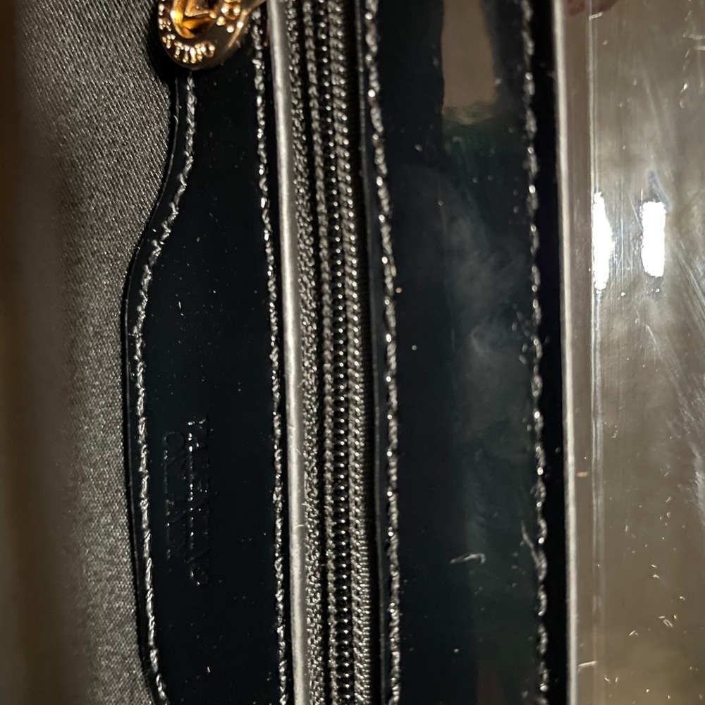 Valentino Black Patent Leather Shoulder Bag - Picture 9 of 10